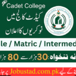 Cadet College Jobs 2024 - Online Apply Pak Army Cadet College Jobs 2024 - JobUstad