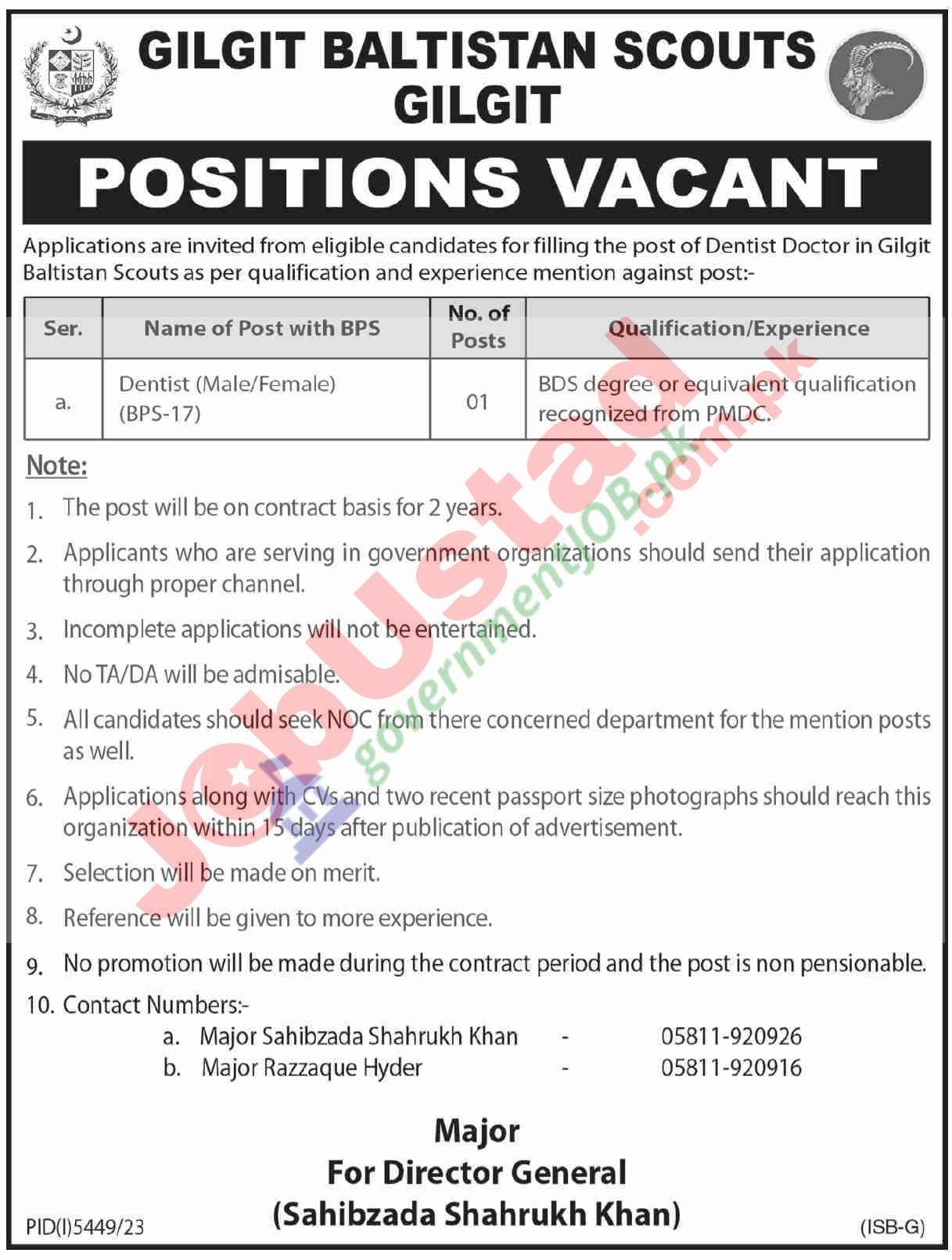 GB Scouts Job 2024