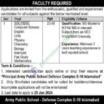 Army Public School Defence Complex Jobs 2024 - Online Apply - Government Jobs 2024