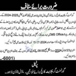Female Teaching Jobs In Lahore Government Graduate College - Online Apply - Government Jobs 2024